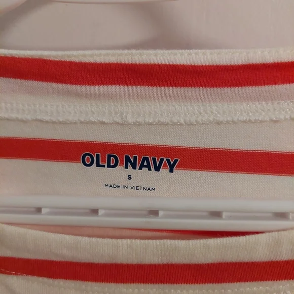 Old Navy Red and White Striped Top - Picture 2 of 5